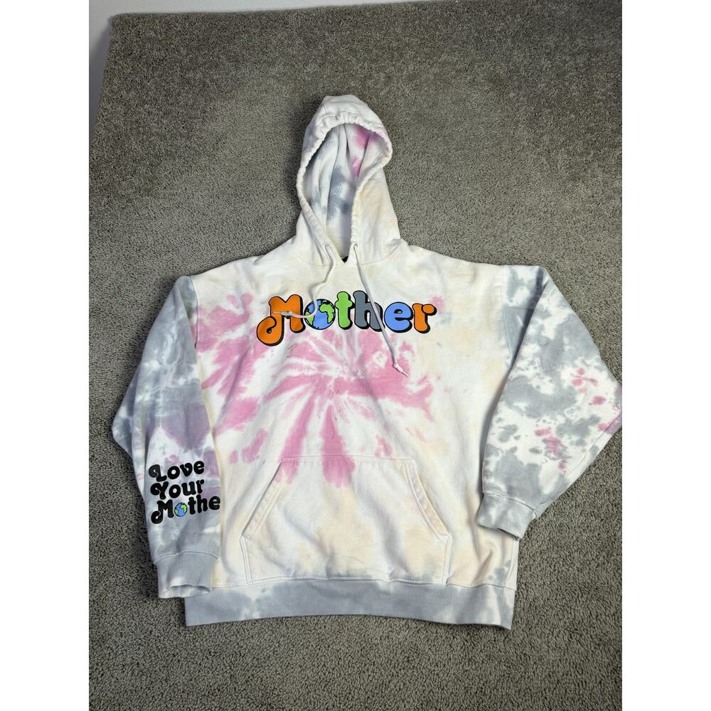 Coney Island Picnic Hoodie Mens M Tie Dye Love Your Mother Earth